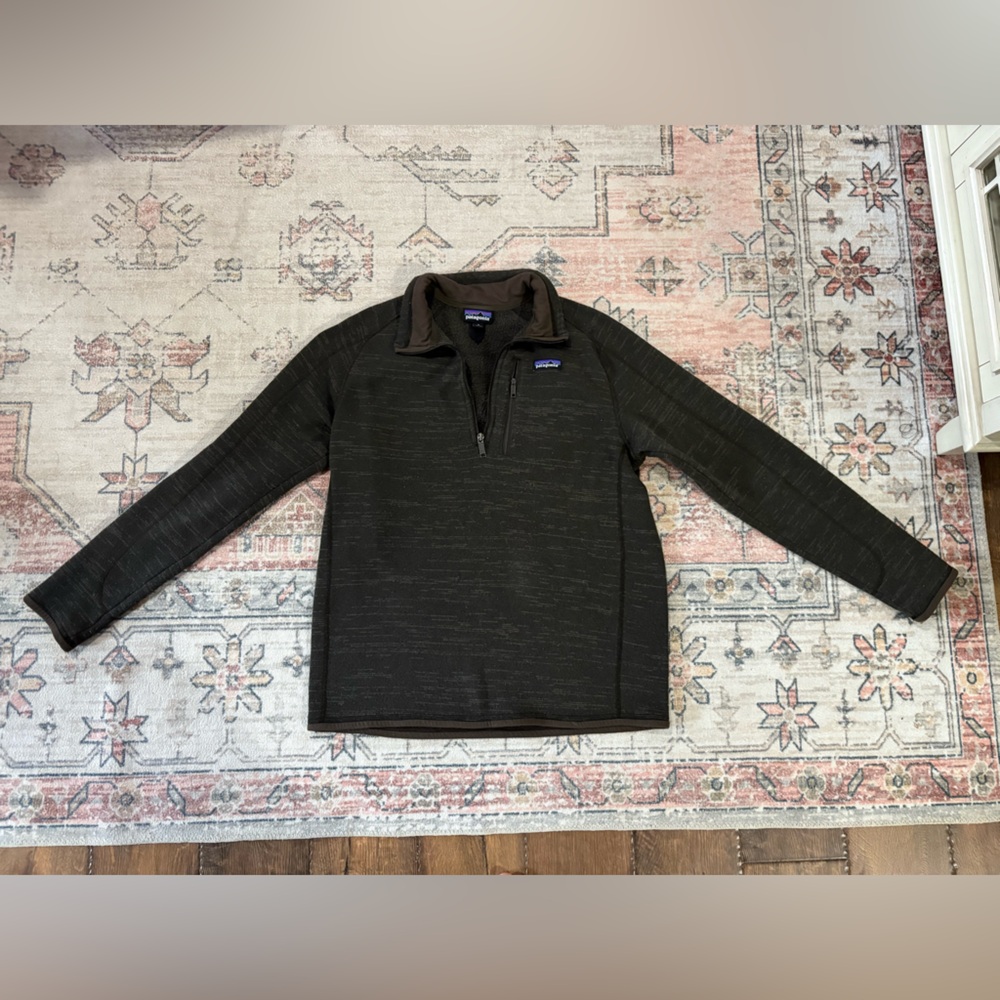 Men's Patagonia Better Sweater pullover quarter zip size Medium